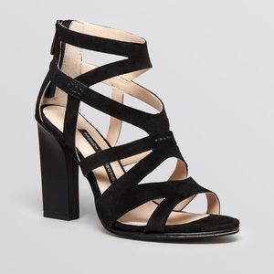 French Connection Suede Isla Strap Sandals